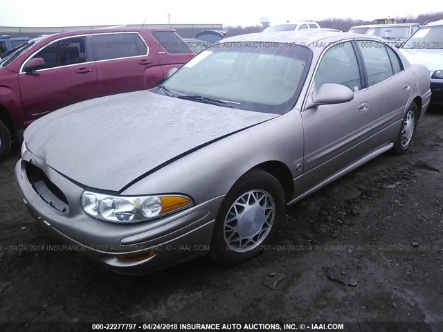 1G4HP52K034145574 - 2003 BUICK LESABRE CUSTOM GOLD photo 2