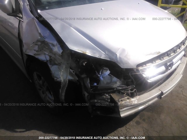 5FNRL38675B046359 - 2005 HONDA ODYSSEY EXL ვერცხლისფერი ფოტო 6