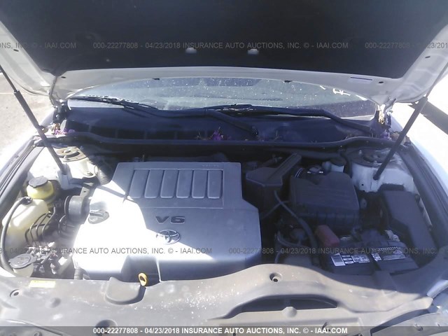 4T1BK46K77U513019 - 2007 TOYOTA CAMRY NEW GENERAT LE/XLE/SE WHITE photo 10