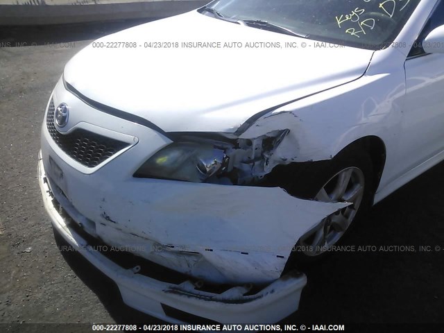 4T1BK46K77U513019 - 2007 TOYOTA CAMRY NEW GENERAT LE/XLE/SE WHITE photo 6