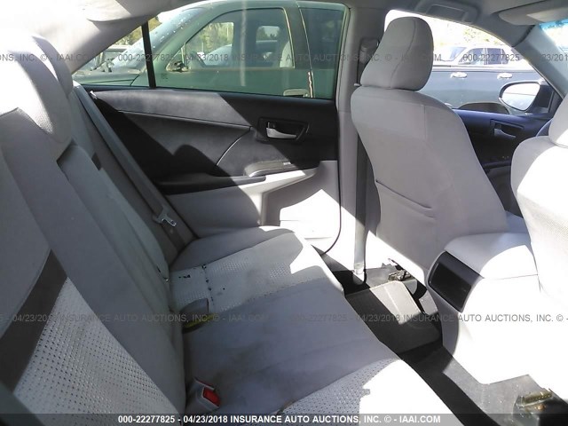 4T1BF1FK2CU562609 - 2012 TOYOTA CAMRY SE/LE/XLE Light Blue photo 8