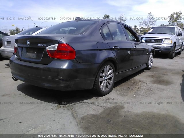 WBAVC535X7FZ81735 - 2007 BMW 328 I SULEV GRAY photo 4