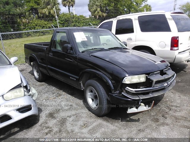 1GCCS1445XK211915 - 1999 CHEVROLET S TRUCK S10 BLACK photo 1