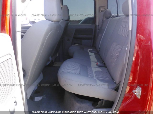 3D7KS28A47G845098 - 2007 DODGE RAM 2500 ST/SLT 红色 照片 8