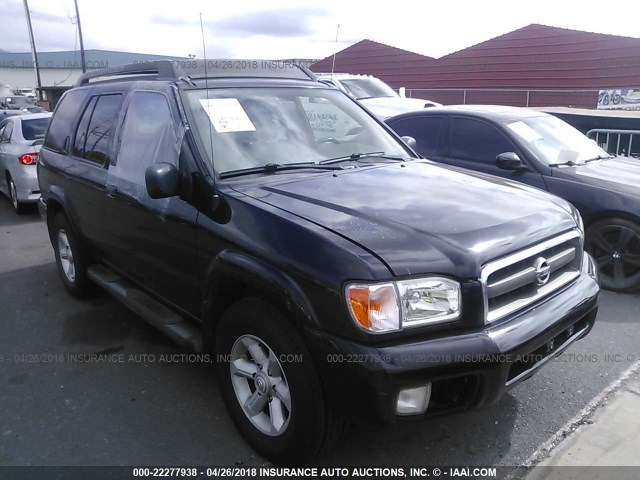 JN8DR09X24W808560 - 2004 NISSAN PATHFINDER LE/SE BLACK photo 1