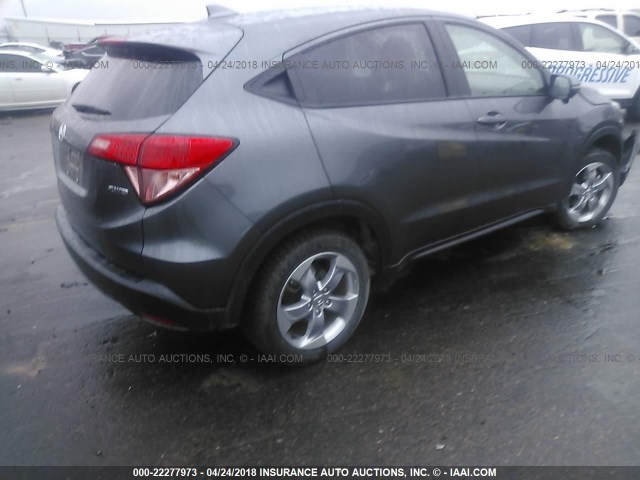 3CZRU6H53HM731068 - 2017 HONDA HR-V EX GRAY photo 4