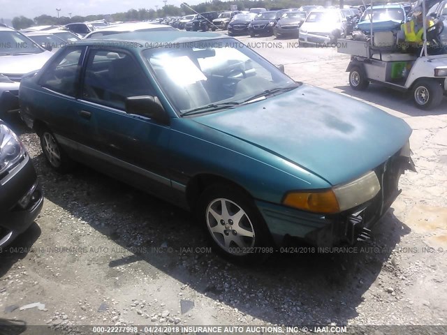 1FAPP11J1PW333893 - 1993 FORD ESCORT LX/SPORT GREEN photo 1