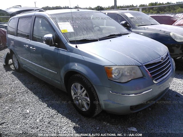 2A8HR64X08R138425 - 2008 CHRYSLER TOWN & COUNTRY LIMITED GREEN photo 1