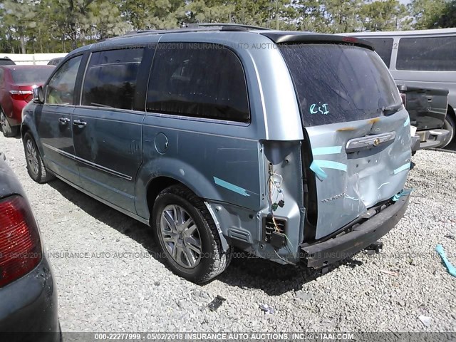 2A8HR64X08R138425 - 2008 CHRYSLER TOWN & COUNTRY LIMITED GREEN photo 3