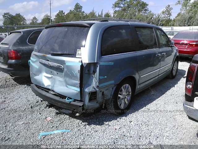 2A8HR64X08R138425 - 2008 CHRYSLER TOWN & COUNTRY LIMITED GREEN photo 4