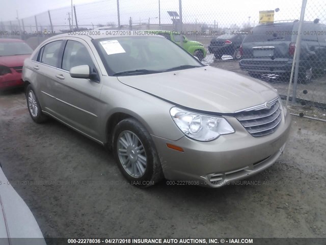 1C3LC56KX7N533632 - 2007 CHRYSLER SEBRING TOURING GOLD photo 1