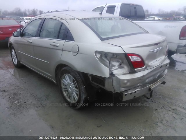 1C3LC56KX7N533632 - 2007 CHRYSLER SEBRING TOURING GOLD photo 3