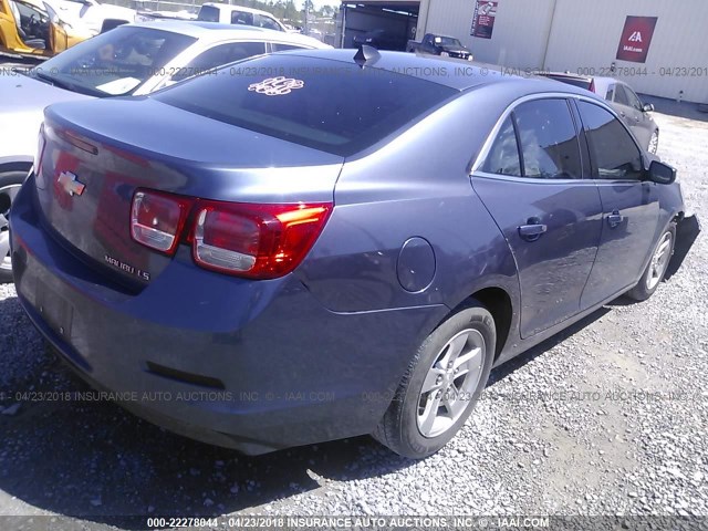 1G11B5SL8EF118605 - 2014 CHEVROLET MALIBU LS ლურჯი ფოტო 4