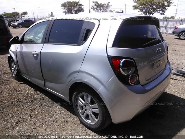 1G1JA6SH2C4124204 - 2012 CHEVROLET SONIC LS SILVER photo 3