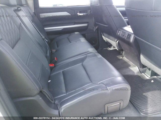 5TFGY5F13EX160487 - 2014 TOYOTA TUNDRA CREWMAX PLATINUM თეთრი ფოტო 8