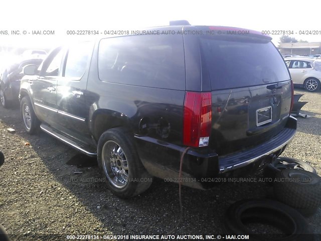 1GYFK66828R123756 - 2008 CADILLAC ESCALADE ESV BLACK photo 3