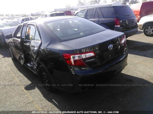 4T4BF1FK0CR268230 - 2012 TOYOTA CAMRY SE/LE/XLE 黑色 照片 3