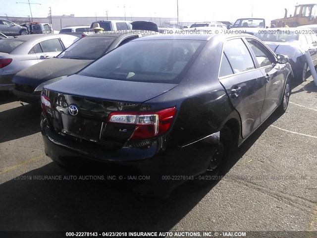 4T4BF1FK0CR268230 - 2012 TOYOTA CAMRY SE/LE/XLE 黑色 照片 4
