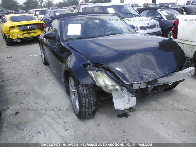 JN1BZ36A48M850737 - 2008 NISSAN 350Z ROADSTER BLACK photo 1