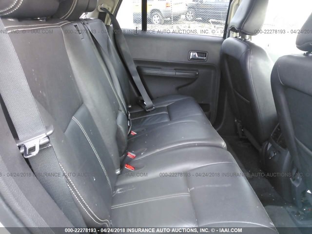 2FMDK4KC9ABA88598 - 2010 FORD EDGE LIMITED SILVER photo 8
