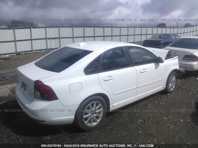 YV1MS382982378024 - 2008 VOLVO S40 2.4I WHITE photo 4