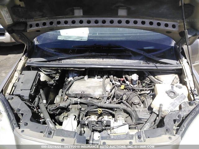 1GNDV23L15D278546 - 2005 CHEVROLET UPLANDER LS GOLD photo 10