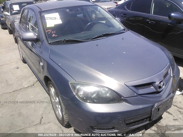 JM1BK344181782039 - 2008 MAZDA 3 HATCHBACK GRAY photo 1