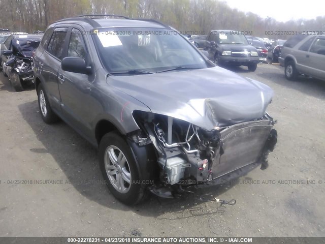 5XYZGDAG6BG039470 - 2011 HYUNDAI SANTA FE GLS GRAY photo 1