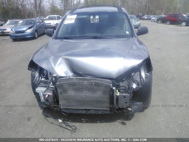 5XYZGDAG6BG039470 - 2011 HYUNDAI SANTA FE GLS GRAY photo 6