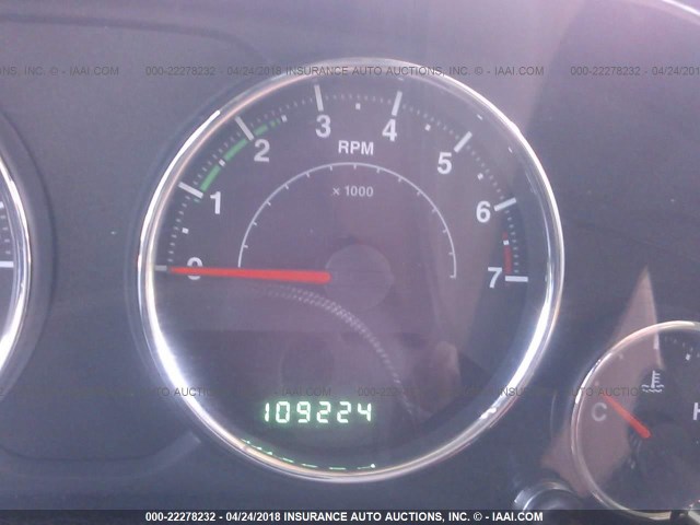 1C4AJWAG3CL133421 - 2012 JEEP WRANGLER SPORT შავი ფოტო 7