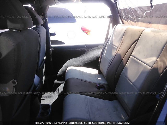 1C4AJWAG3CL133421 - 2012 JEEP WRANGLER SPORT შავი ფოტო 8