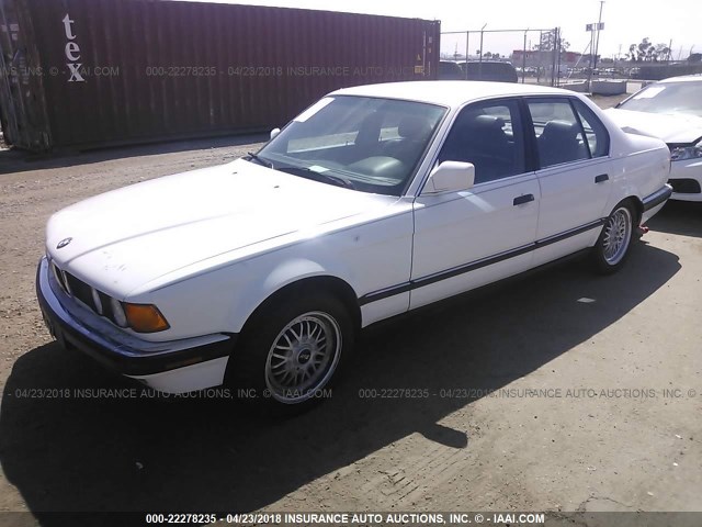 WBAGB4319J3207858 - 1988 BMW 735 I AUTOMATIC WHITE photo 2