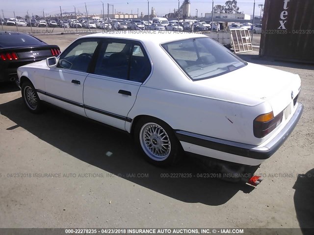 WBAGB4319J3207858 - 1988 BMW 735 I AUTOMATIC WHITE photo 3