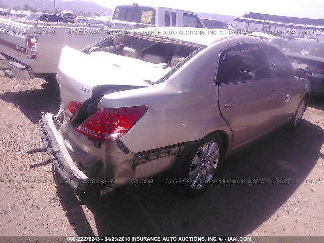 4T1BK36B77U240741 - 2007 TOYOTA AVALON XL/XLS/TOURING/LIMITED GOLD photo 4