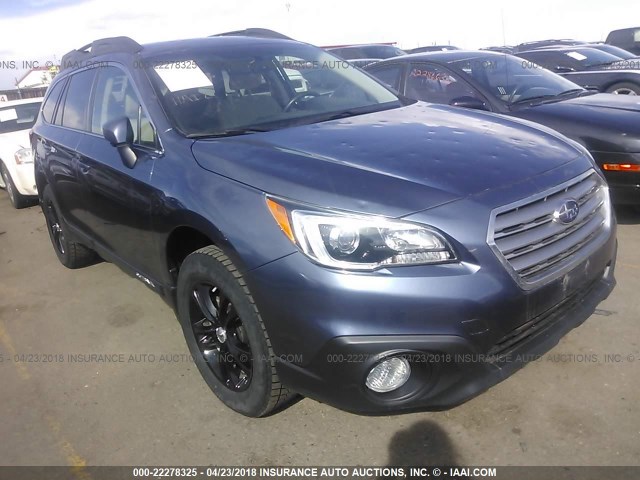 4S4BSBCC3F3251070 - 2015 SUBARU OUTBACK 2.5I PREMIUM BLUE photo 1