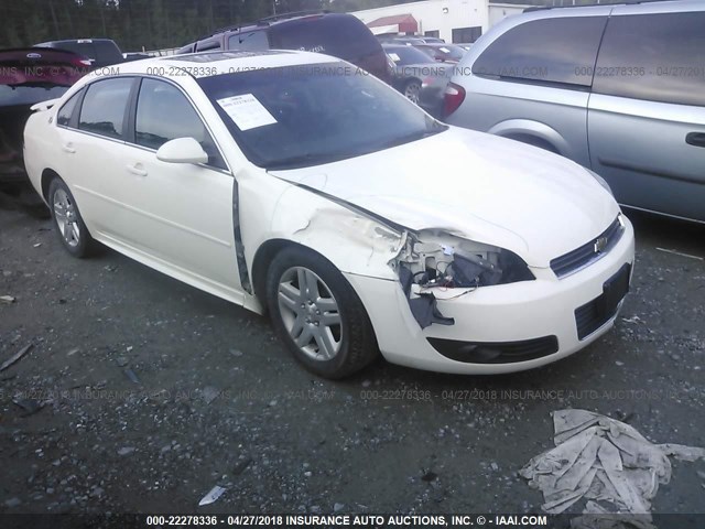 2G1WC57M491298358 - 2009 CHEVROLET IMPALA 2LT WHITE photo 1