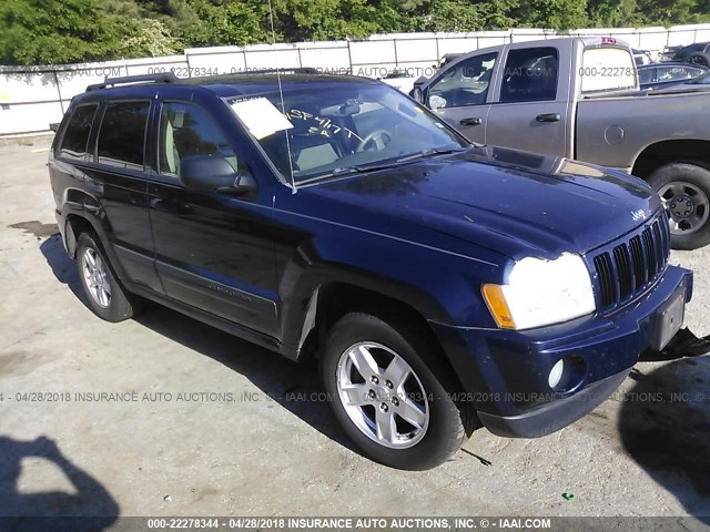 1J4GS48K55C549652 - 2005 JEEP GRAND CHEROKEE LAREDO/COLUMBIA/FREEDOM 蓝色 照片 1