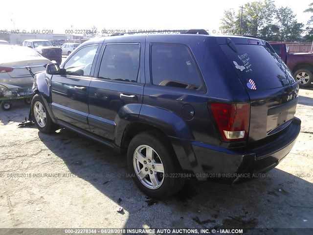 1J4GS48K55C549652 - 2005 JEEP GRAND CHEROKEE LAREDO/COLUMBIA/FREEDOM BLUE photo 3