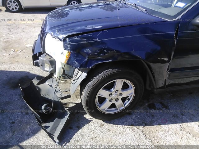 1J4GS48K55C549652 - 2005 JEEP GRAND CHEROKEE LAREDO/COLUMBIA/FREEDOM 蓝色 照片 6