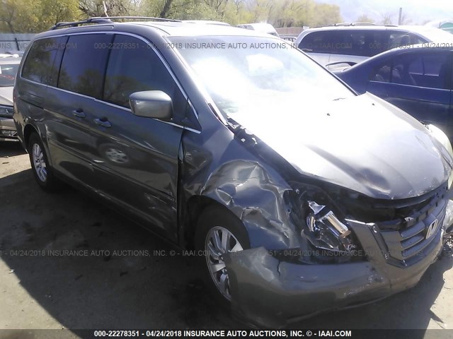 5FNRL38758B096156 - 2008 HONDA ODYSSEY EXL ნაცრისფერი ფოტო 1