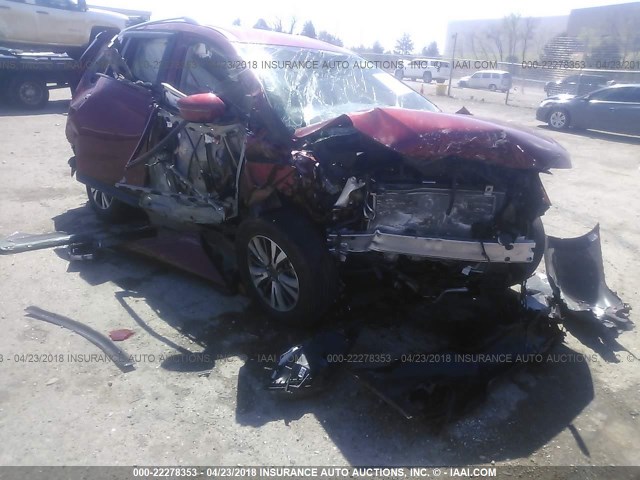 5N1DR2MN9HC639525 - 2017 NISSAN PATHFINDER S/SV/SL/PLATINUM 红色 照片 6