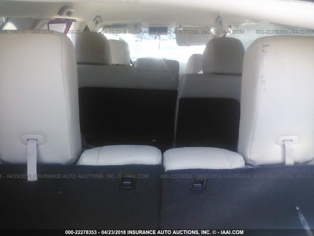 5N1DR2MN9HC639525 - 2017 NISSAN PATHFINDER S/SV/SL/PLATINUM 红色 照片 8