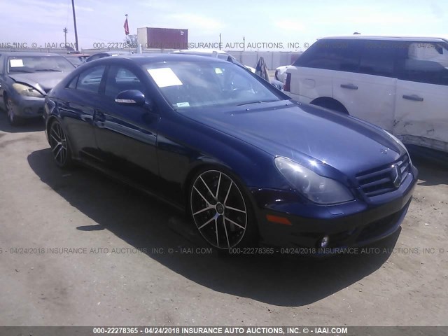 WDDDJ77X97A085957 - 2007 MERCEDES-BENZ CLS 63 AMG BLUE photo 1