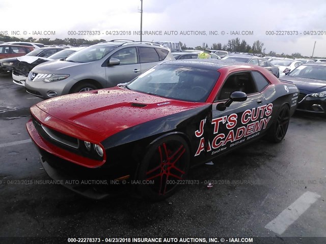 2B3LJ74WX9H580319 - 2009 DODGE CHALLENGER SRT-8 黑色 照片 2