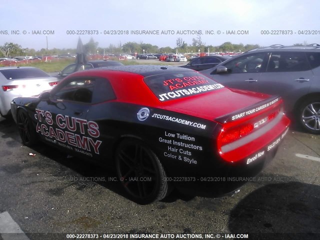 2B3LJ74WX9H580319 - 2009 DODGE CHALLENGER SRT-8 黑色 照片 3