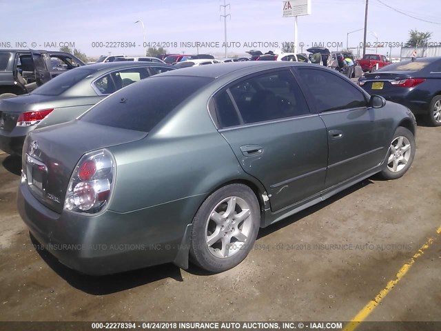 1N4AL11D25N442684 - 2005 NISSAN ALTIMA S/SL GREEN photo 4