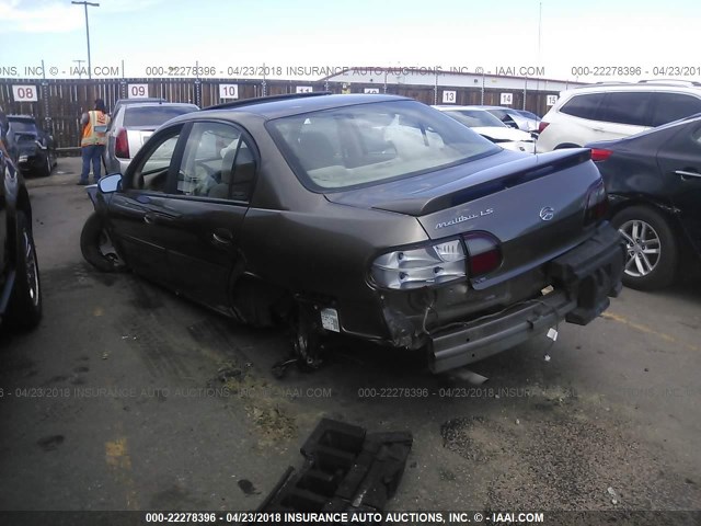 1G1NE52J92M582646 - 2002 CHEVROLET MALIBU LS 金色 照片 3
