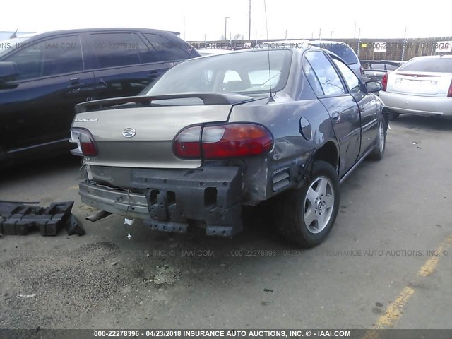 1G1NE52J92M582646 - 2002 CHEVROLET MALIBU LS 金色 照片 4