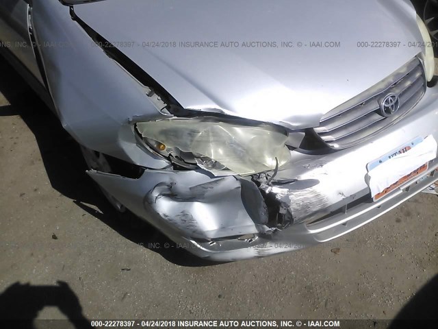 1NXBR32E13Z072794 - 2003 TOYOTA COROLLA CE/LE/S SILVER photo 6