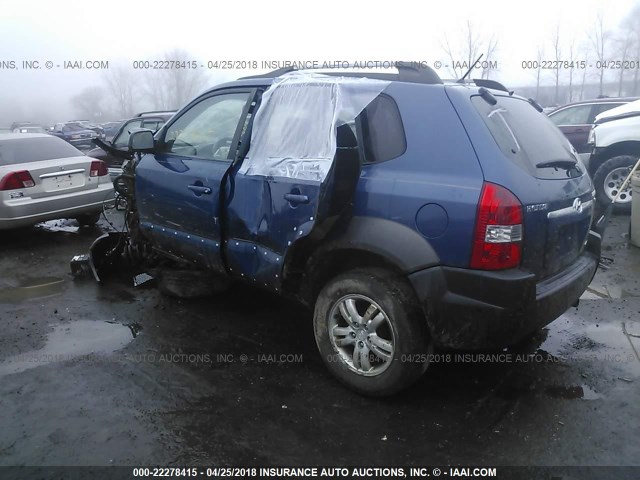 KM8JN72D96U257119 - 2006 HYUNDAI TUCSON GLS/LIMITED 蓝色 照片 3